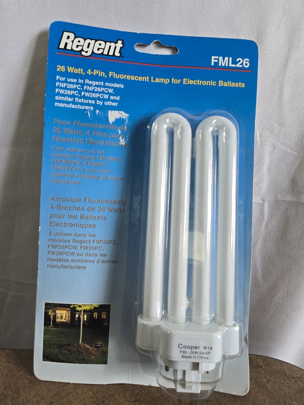 FML26 26W 4-Pin Fluorescent Lamp - White